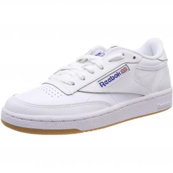 Reebok Club C 85, Zapatillas de Gimnasia para Hombre, Blanco INT White Royal Gum, 37.5 EU