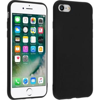 Funda Protectora Ultrafina de Silicona Negra Mate para iPhone 7 / iPhone 8