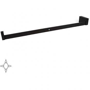 EMUCA - Iluminación para Armario o vestidor, Barra de Armario con luz LED Recargable y Detector de Movimiento, Aluminio Color Moka, L 858-1008mm