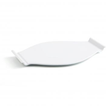 Quid Gastro Fun Bandeja para Tapas, Porcelana, Blanco, 32 x 21 x 2 cm