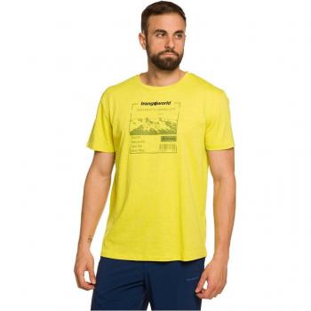 Camiseta de montaña para hombre Trangoworld Aruca verde manga corta (XXL)