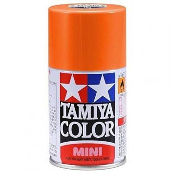Spray Tamiya TS12 Orange - Pintura en aerosol acrílica de 100ml en color naranja