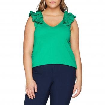 Junarose Jrelavia SL Top-S, Camiseta sin Mangas para Mujer, Verde
