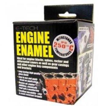 E-Tech – Negro – Coche/Bicicleta Motor Esmalte Pintura – 250 ml