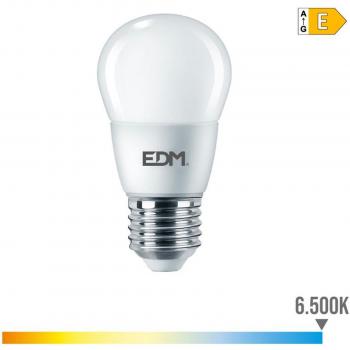 Bombilla Esférica E27 7W 806 Lm 6500K Luz Fría Ø4,8x9,3cm EDM
