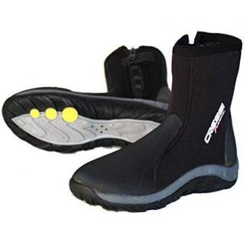 Cressi - Botin Lux 5 mm, Color Negro, Talla EU 39