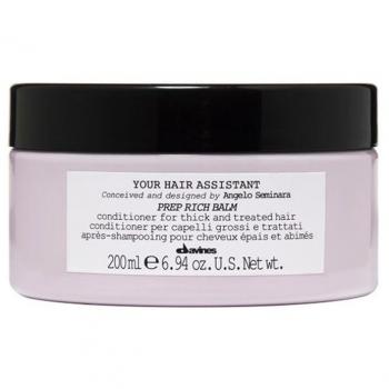 Davines Your Hair Assistant Prep Rich Balm Conditioner for Thick and Treated Hair 200ml/6.94oz