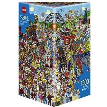 Heye 1500 Piece Puzzle - Oktoberfest by Christoph Schöne