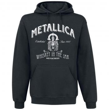 Metallica Whiskey In The Jar Sudadera con Capucha Negro S