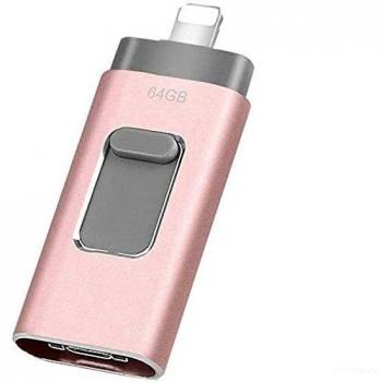 iweed Memoria USB 64GB Pendrive para Phone OTG Android Pod Computadoras Laptops Flash Drive Expansión de Memoria USB 3.0