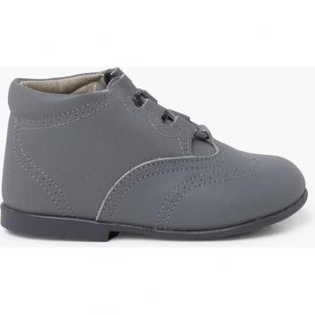 Zapato inglés de bebé en piel con cierre de cordones