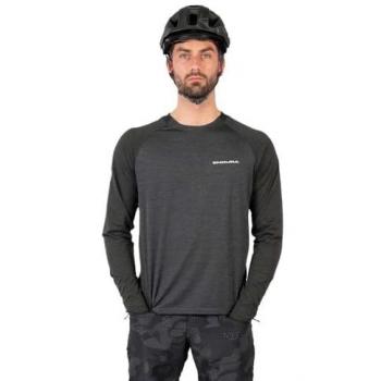 Endura Camiseta Manga Larga Singletrack Gris XXL
