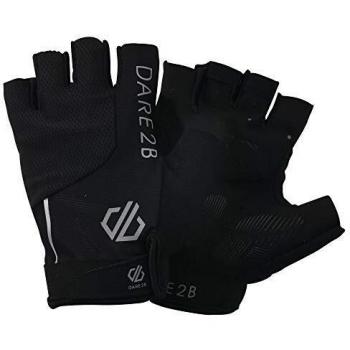 Dare 2b Forcible Lightweight Stretch Hardwearing Ergonomic Cycling Mitt Guante, Hombre, Negro, M