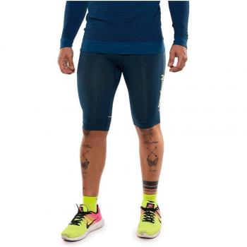 Malla de hombre Borgo Trangoworld - Malla corta para trail running, color azul, talla S