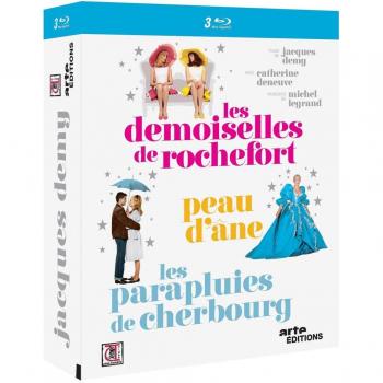 Jacques Demy : Les demoiselles de Rochefort + Peau d'Âne + Les parapluies de Cherbourg [Blu-ray]