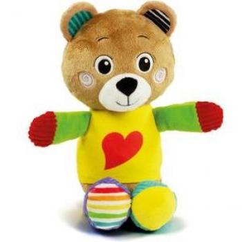 Peluche Multicolor Bob El Osito Clementoni 17906 - Juguete para Bebés Suave y Agradable al Tacto