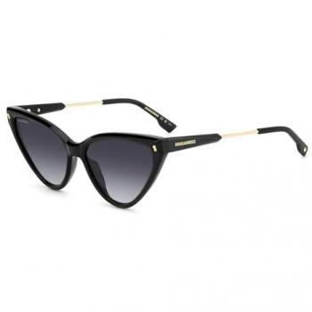 Dsquared2 Stylish Sunglasses for Women, Black, Size: 58 MM