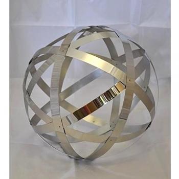 Bola decorativa de Casablanca 'Cage' de acero inoxidable 39 cm 40649 verano 2015 folleto decoración idea Gartendeko