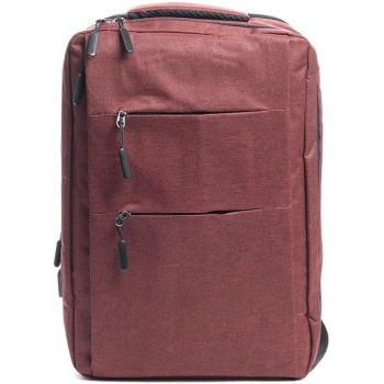 Mochila multi compartimento DAM para laptop de 17, adaptable a trolley, con toma USB externa oculta, dimensiones 30x14x42 cm