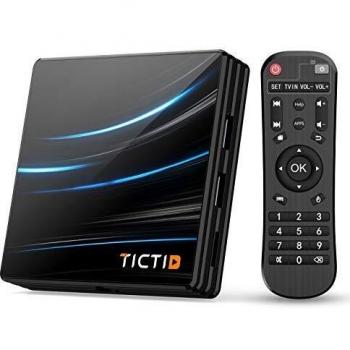 Tictid android 100 tv box d1 proz4g64gz rk3318 quadcore 64bit wifidual 5g24gbt 40 4k2k udr h265 usb 30 smart tv box