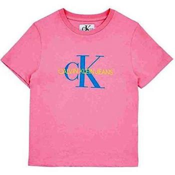 Calvin Klein Camiseta Jeans Monogram OCO Rosa 8 Rosa