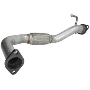 Tubo de escape Bosal 750-595, fabricado en acero inoxidable, diseñado para vehículos específicos, con un diámetro de salida de 50 mm y una longitud total de 120 cm