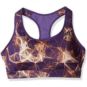 adidas Rb Bra Print 1 - Camiseta para mujer, color morado, talla SAB