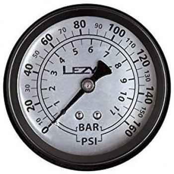 Lezyne 1-RP-FLGUE-V2160 Manómetro de Reemplazo, Negro/Plateado, M