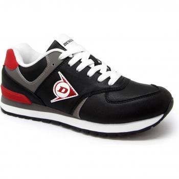 Zapato ocupacional confort Flying Wing Negro-Rojo