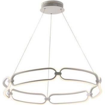Lámpara de Techo Circular LED Integrado Infinity Blanca 80 cm, 4000K