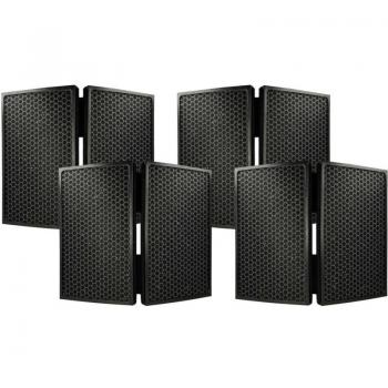 Filtro HEPA 4x Compatible con Purificadores de Aire Blueair Pro L, Pro XL, Pro M - Filtro de Repuesto Vhbw