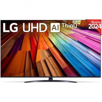 LG UHD UT81 55 4K Ultra HD Smart TV Wifi Negro, modelo 55UT81006LA, pantalla LED, resolución UltraHD 4K HDR10, sistema operativo WebOS