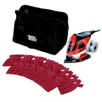 Black+Decker KA272 - Lijadora multiusos 2 en 1