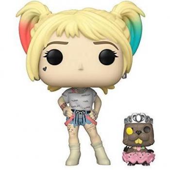 Pop Heroes: Birds of Prey- Harley Quinn w/Beaver, Multicolor, Estándar