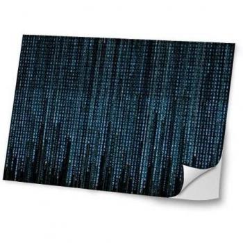 Cosas 10055, Diseño Mejor Pegatina de Vinilo Protector con Efecto Cuero Extraíble Adhesivo Sticker Skin Decal Decorativa Tapa con Diseño Colorido para Portátil 15.6''.