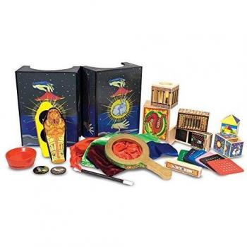 Melissa & Doug Juego de magia, Trucos mágicos de nivel profesional, Regalo adecuado para niños y niñas, Juguete creativo
