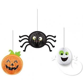 Amscan International 248218 - Juego de decoración 3D para colgar