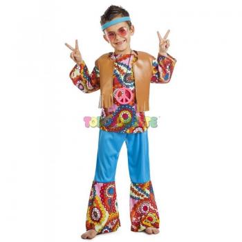 Disfraz de Hippie Chaleco Niño Kimokawaii