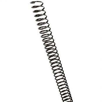 GBC Canutillo Plástico CoilBind, DIN A4, 6 mm, Negro, Paquete de 1, 100 Unidades