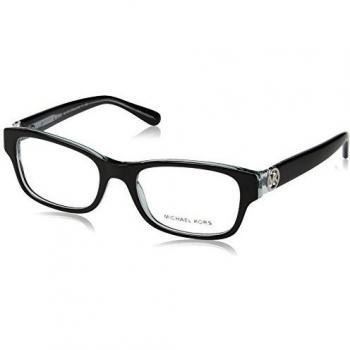 Michael Kors Women's 0MK8001 Sunglasses, Black/Blue, 53