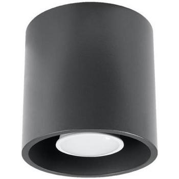 Aplique de techo ORBIS 1 luz GU10 Aluminio Antracita LEDBOX