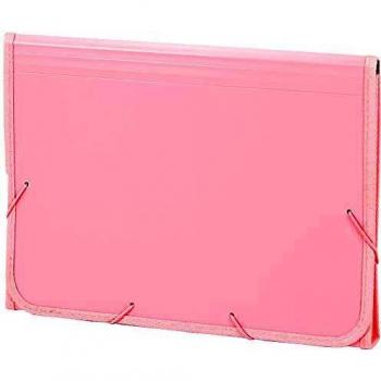 Carchivo - Carpeta archivador acordeon 13 departamentos, serie Soft, color rosa