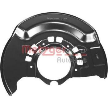 Chapa protectora contra salpicaduras, disco de freno METZGER 6115252