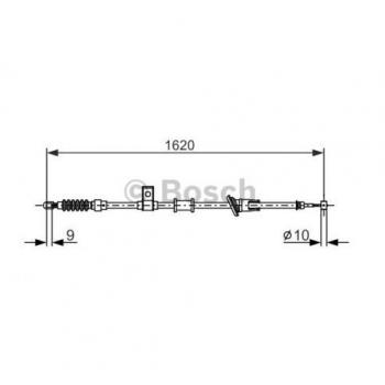 Cable de freno de mano BOSCH 1 987 477 893 para Volvo S40 I y V40 Break