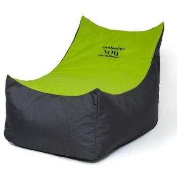 Sako bolsa pouffe Tron negro-verde XXL 140 x 90 cm