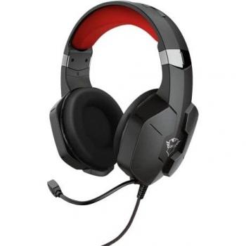 Trust gaming cascos gaming para pc playstation xbox gxt 323 carus auriculares gamer con microfono flexible para pc ps4 ps5 xbox series x s xbox one x negro