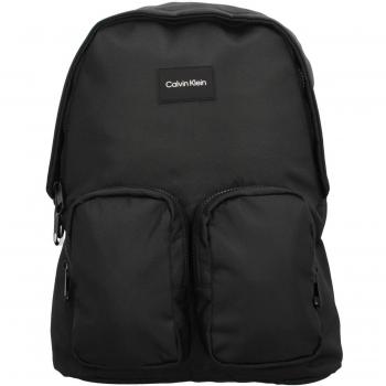 Calvin Klein Black Polyester Backpack for Men, Size: ONE SIZE
