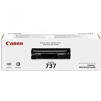 Tóner Canon Original CRG737 Negro para Impresoras Láser i-SENSYS y SATERA, Capacidad Estándar (2400 páginas)