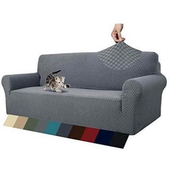 MAXIJIN, Las más Nuevas Fundas de sofá Jacquard para sofá de 3 plazas, elástico, Antideslizante, para Perro, 1 Pieza, Fundas elásticas para sofá, Protectores de Muebles