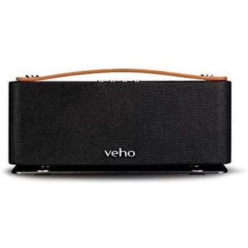 Veho MR7 Mode Altavoz Bluetooth Retro | Altavoces estéreo | Portátil | Inalámbrico | Micrófono | Llamadas Manos Libres | 8W * 2